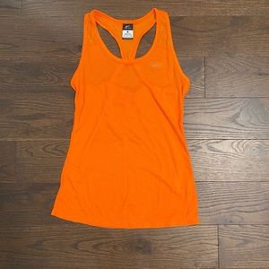 Nike orange racerback top
